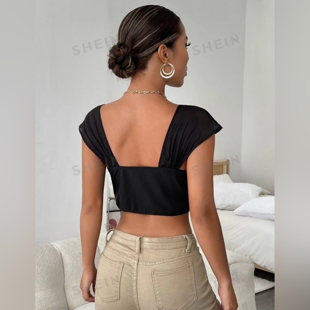 Black Corset Top size M - Picture 5 of 9